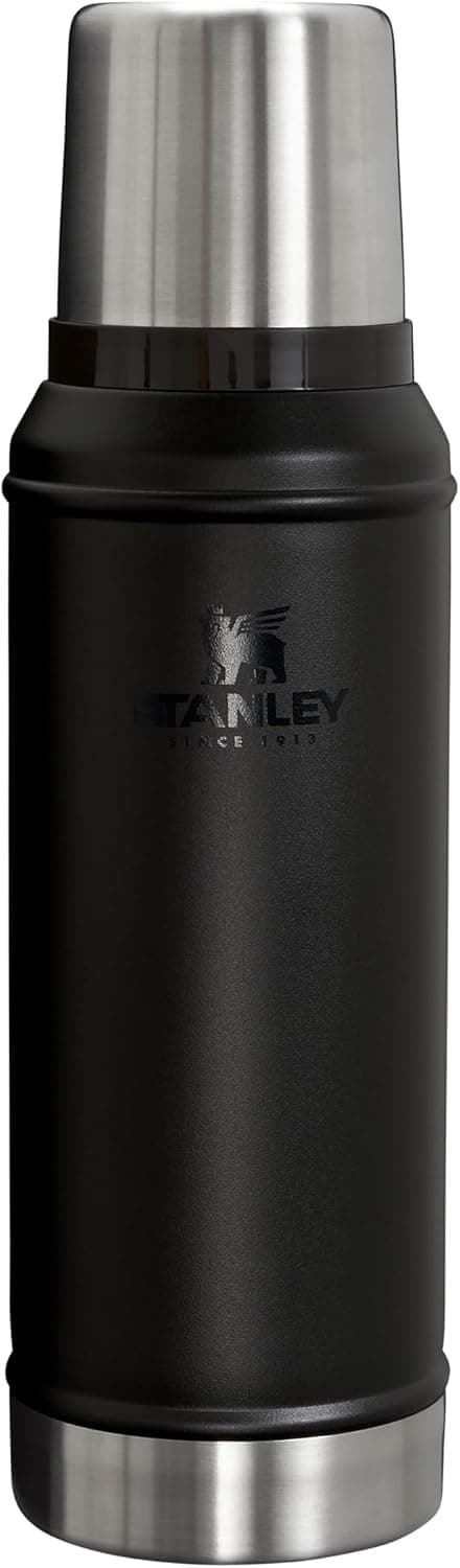 STANLEY Classic Legendary Vakumlu Termos 0.94 Litre - Siyah 2.0 | Paslanmaz Çelik