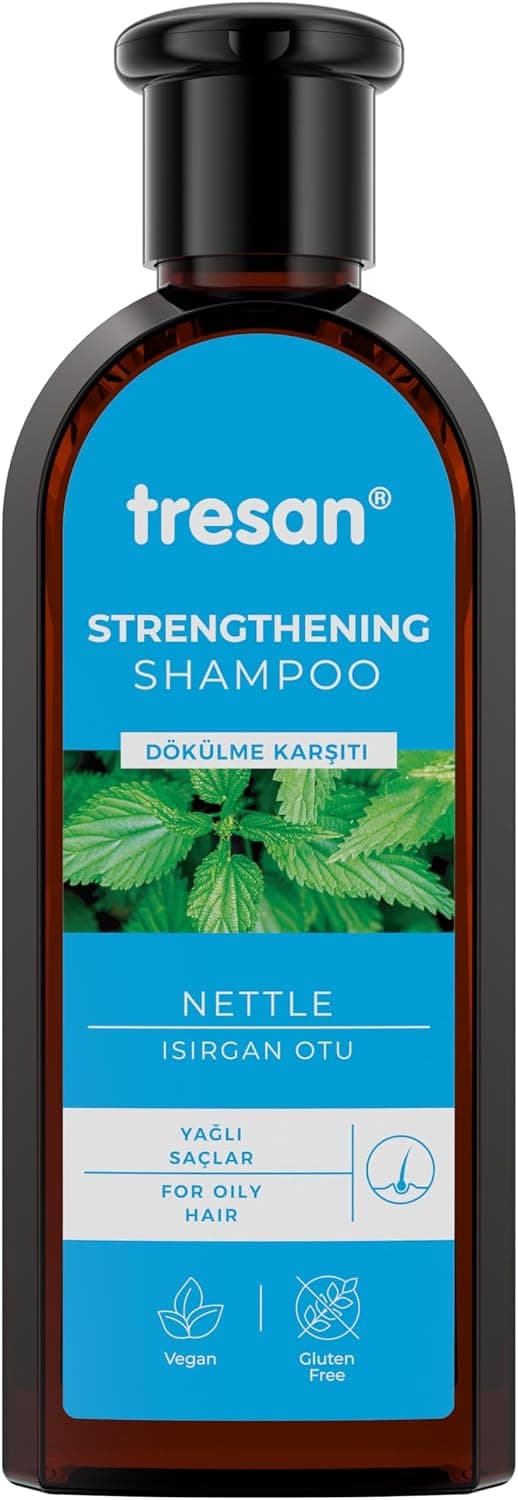 Tresan Dökülme Karşıtı Isırgan Otu Güçlendirici & Canlandırıcı Yağlı Saçlar için Şampuan (1 x 300 ml)