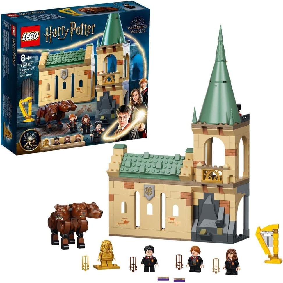 LEGO Harry Potter Hogwarts: Fluffy İle Karşılaşma 76387-3 Başlı Köpek Hogwarts Seti Koleksiyonluk Oyuncak Yapım Seti (397 Parça)