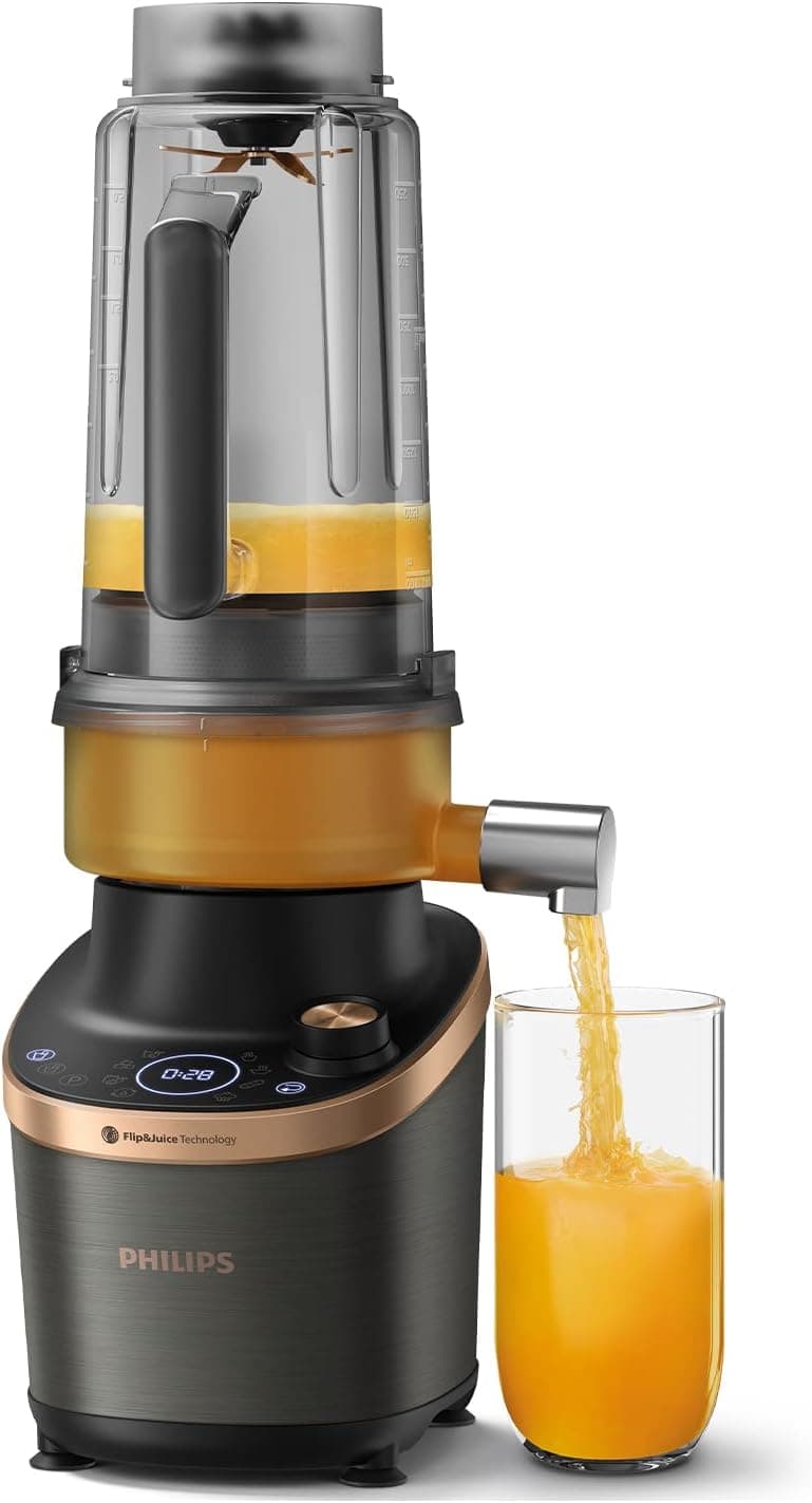 Philips Flip and Juice Katı Meyve Özellikli Sürahi Blender, 1500W, ProBlend Ultra Teknolojisi, HomeID Uygulaması, Hızlı Temizleme, HR3770/00
