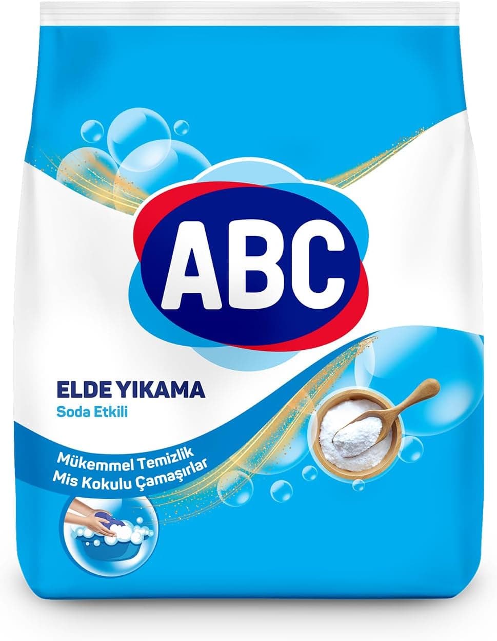 ABC DETERJAN Toz Çamaşır Deterjanı Soda Etkili 600 Gr