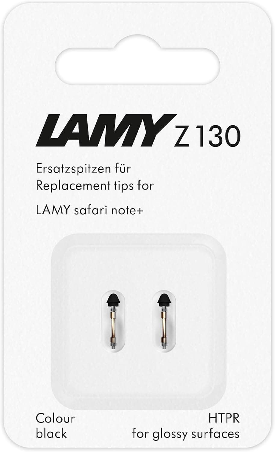 LAMY safari note+ Stylus Kalem yedek uçları siyah (2 adet) - değiştirilebilir Lamy Z130 uç - Apple Pencil alternatifi Lamy safari note+ için Stylus Kalem uçları