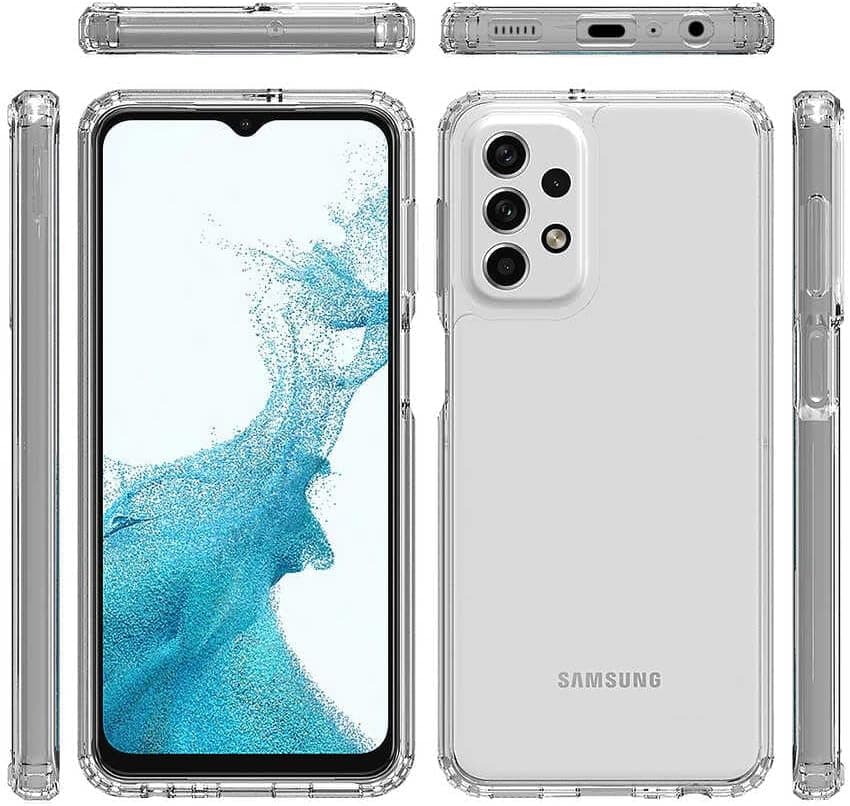 Nevarium Samsung Galaxy A23 4G Kılıf Antishock Darbe Emici Köşe Korumalı Silikon