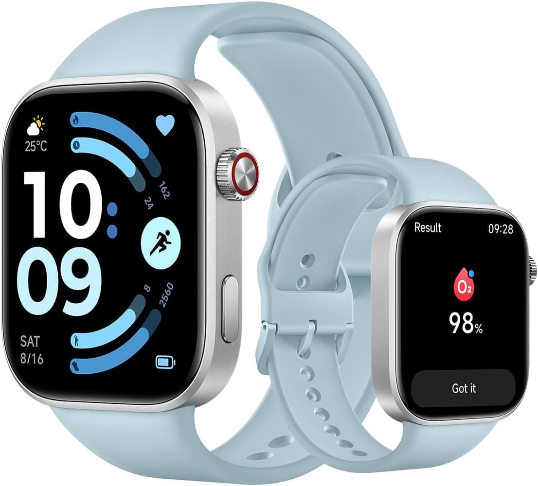 Redmi Watch 6 Akıllı Saat, 1.97 İnç AMOLED Ekran, Dahili GPS, Bluetooth Arama, 150+ Spor Modu, 5ATM Suya Dayanıklı, Mavi