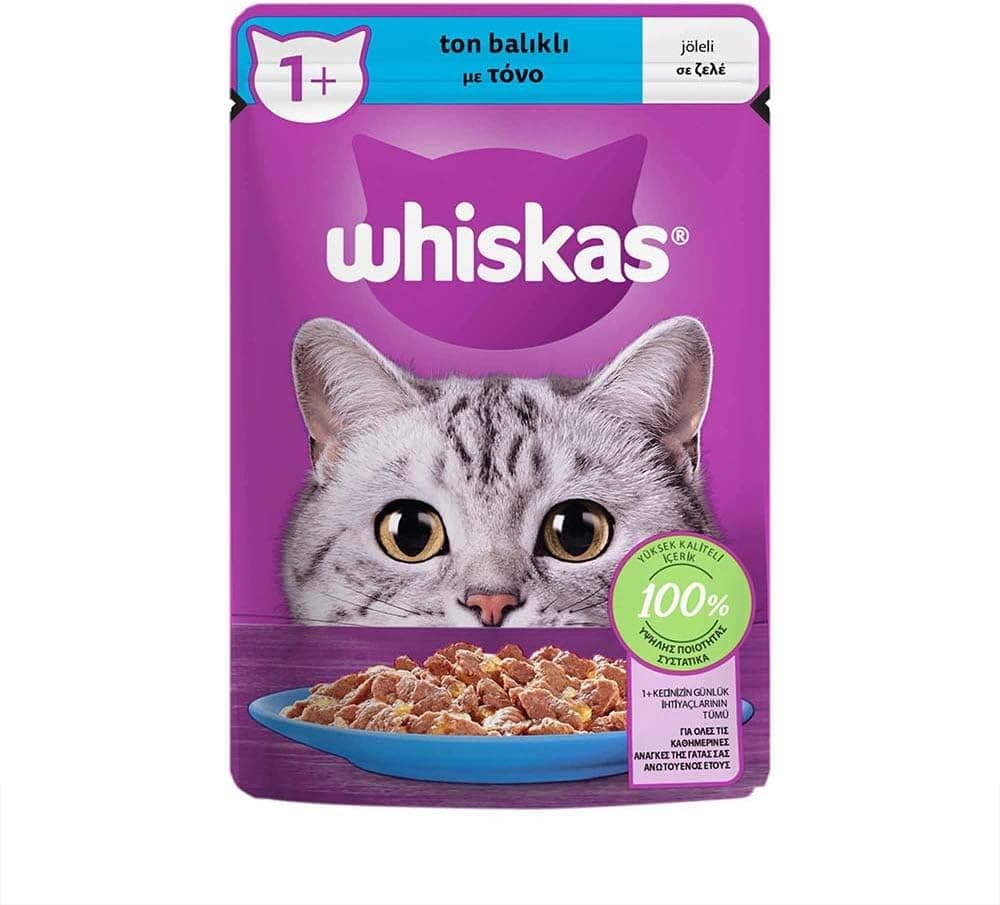 Whiskas Ton Balıklı Poşet Yaş Mama 85 G Tekli Paket