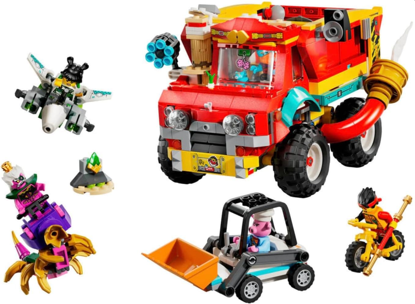 80055 LEGO® Monkie Kid Monkie Kid’in Ekibi Güç Kamyonu