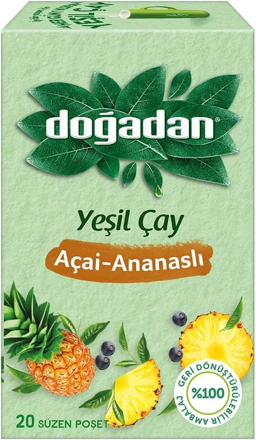 Doğadan Yeşil Çay Açai Ananas (20li)