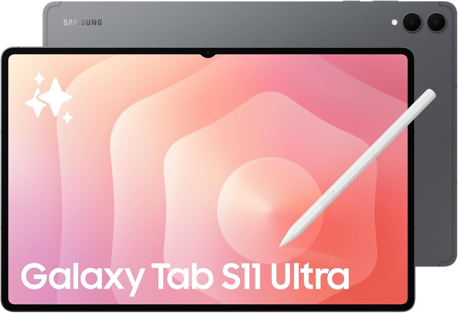 Samsung Galaxy Tab S11 Ultra Yapay Zeka (AI) Tablet, WiFi, 12GB RAM, 256GB Depolama Alanı, Gri, 14.6 İnç, 120Hz Ekran, S Pen Dahil, IP68 (Samsung Türkiye Garantili)