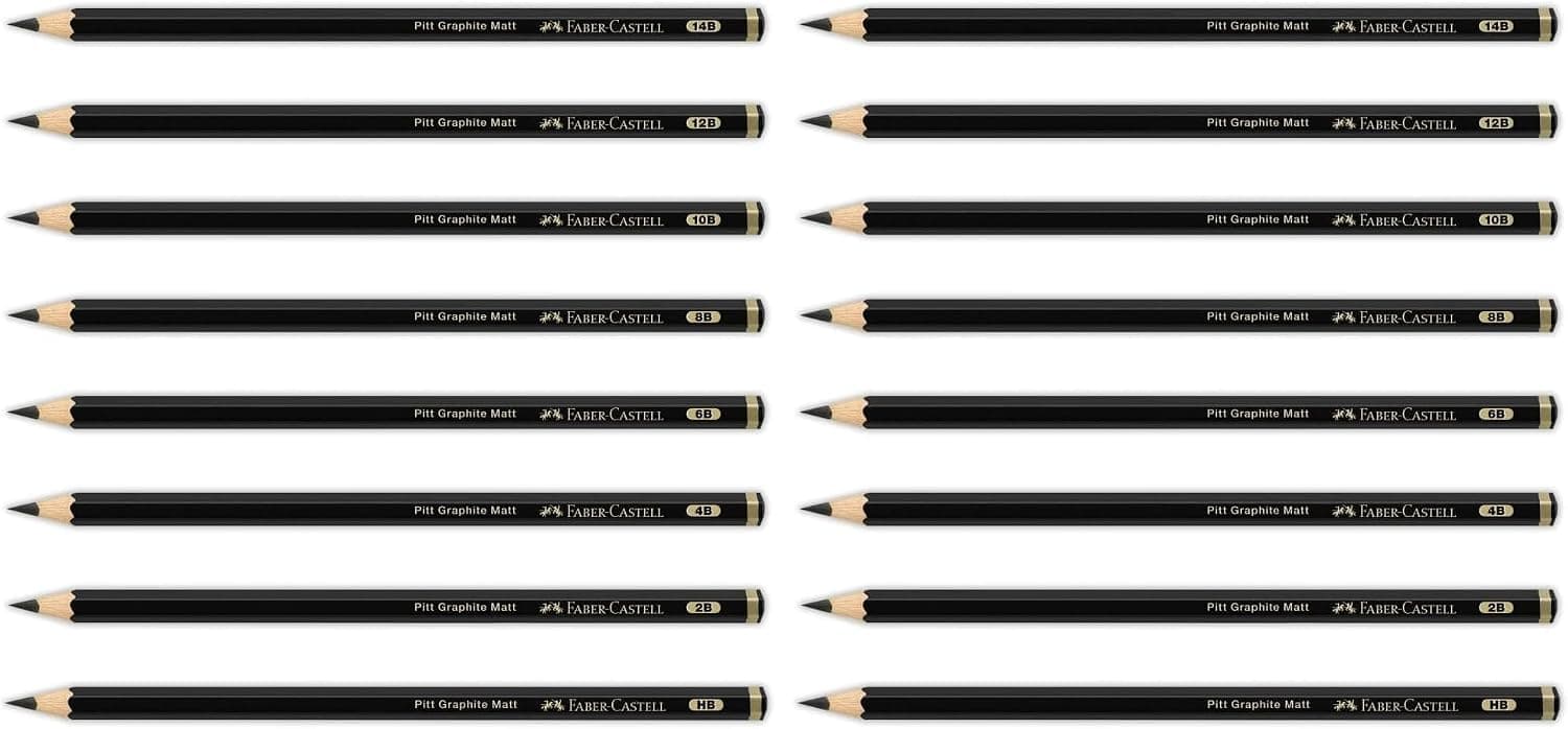 Faber-Castell Pitt Matt Dereceli Kalem 4B 2li paket
