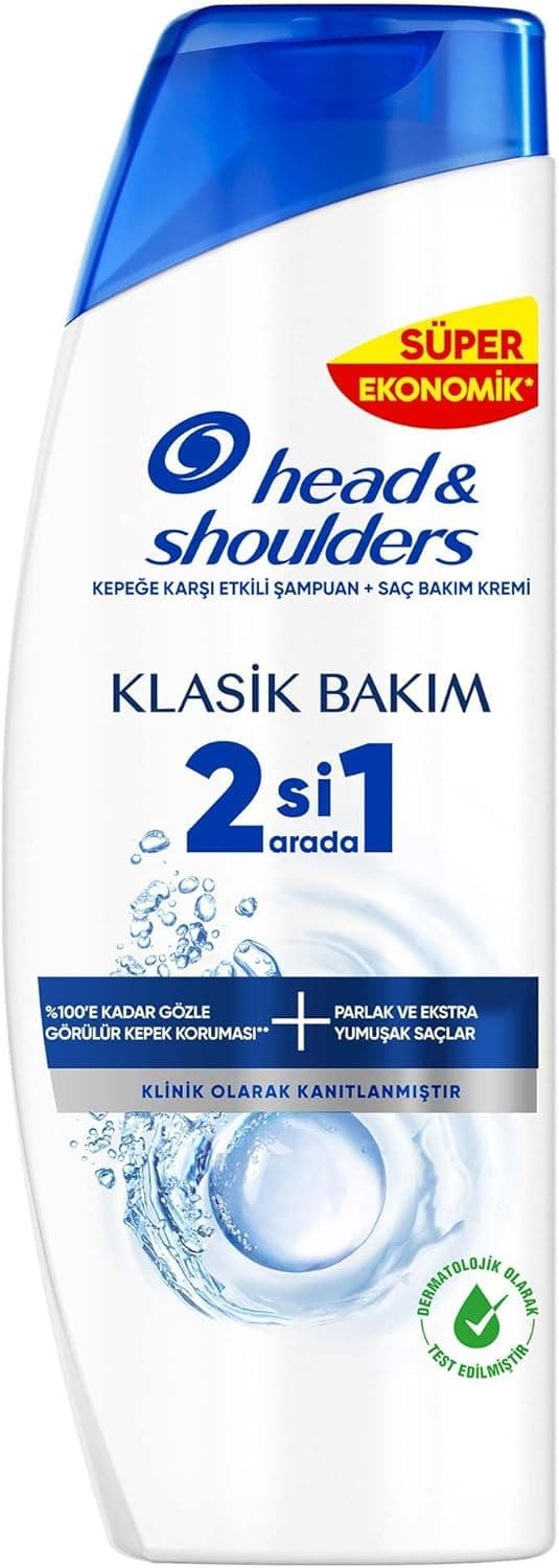 Head & Shoulders Klasik Bakım 2si 1 Arada Kepeğe Karşı Etkili Şampuan 625ml