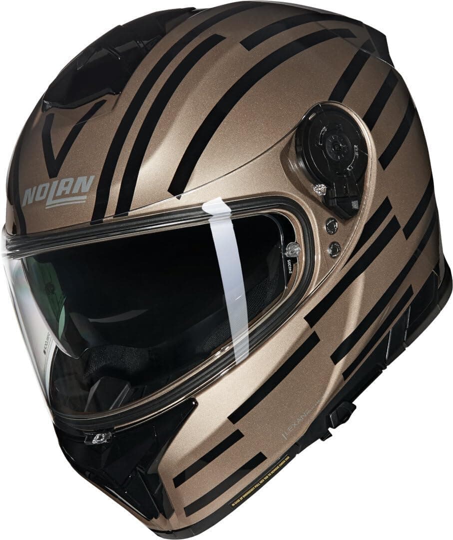 Nolan N80-8 Veloce 348 Kapalı Motosiklet Kaskı, Kahverengi, M