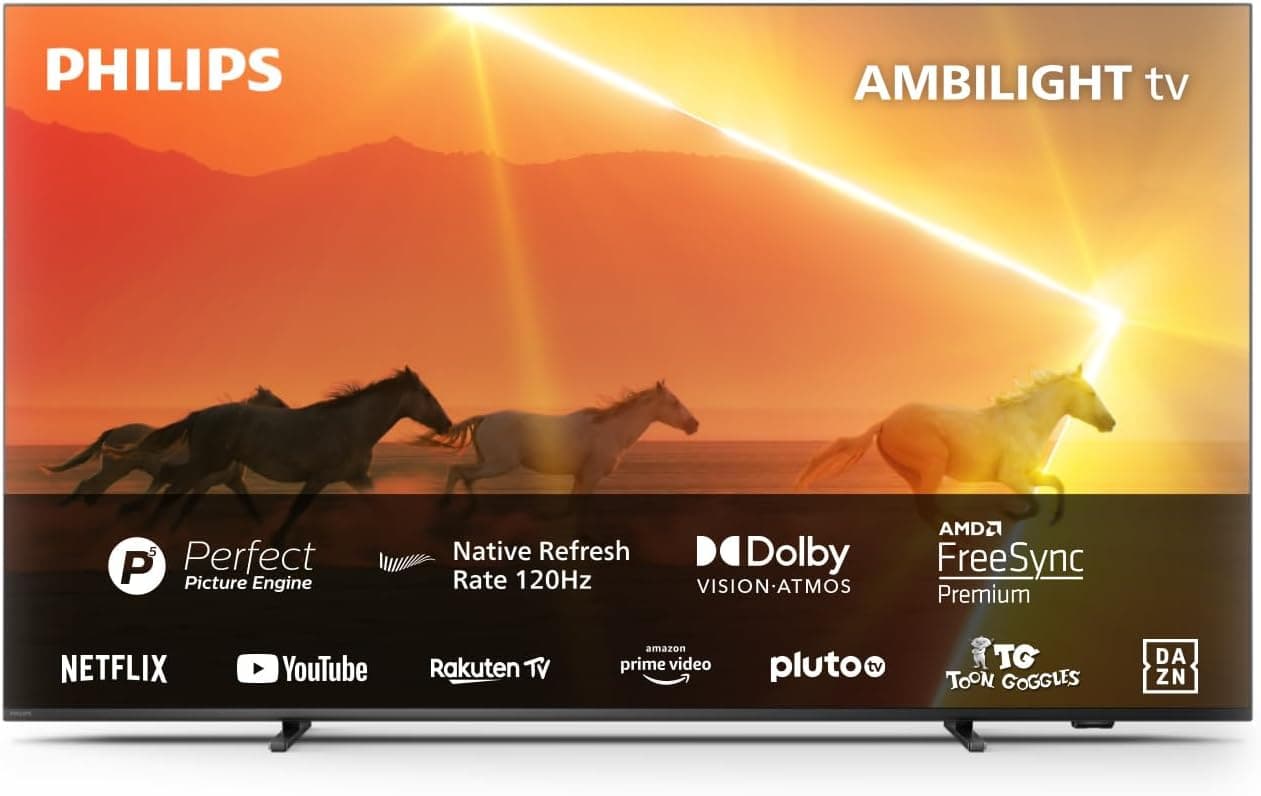 Philips Ambilight TV The Xtra 65PML9008/12 65(164 cm) 4K UHD Dolby Vision, Dolby Atmos, Smart TV