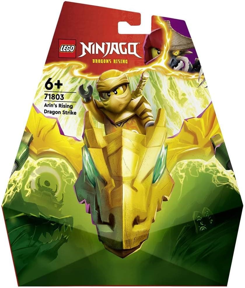 LEGO NINJAGO Arin’in Yükselen Ejderha Vuruşu 71803-6 Yaş ve Üzeri Çocuklar için Arin Minifigürü İçeren Yaratıcı Oyuncak Yapım Seti (27 Parça)