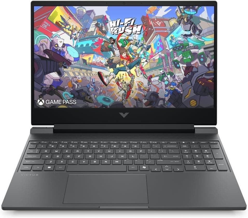 HP Victus Gaming Laptop 15-fb3037nt AMD RyzenTM 7 7445H 39,6 cm (15.6") Full HD kalitesi 16 GB DDR5-SDRAM NVIDIA GeForce RTX 4050