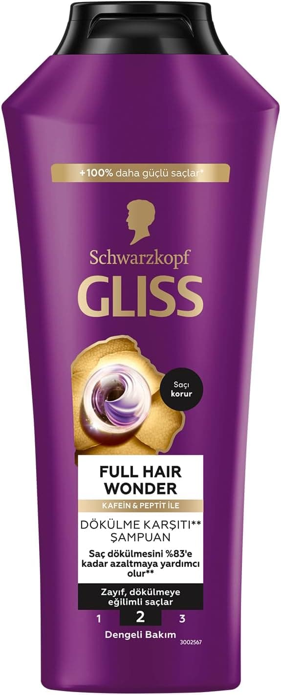 Gliss Full Hair Wonder Saç Dökülme Karşıtı Şampuan 400 Ml