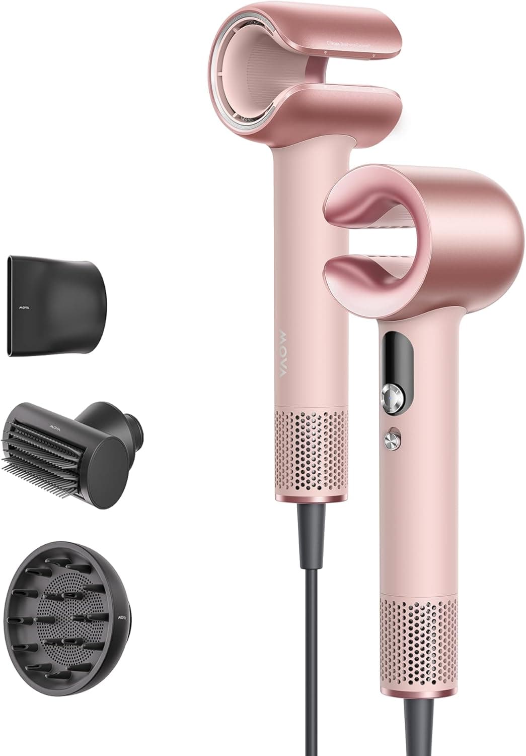 MOVA Aero C Yüksek Hızlı Saç Kurutma Makinesi, C-Shape DualForce Cyclone™, 360° Plazma İyon, Akıllı Isı Kontrolü, Coanda Hava Akışı, 3 Yıl Garanti