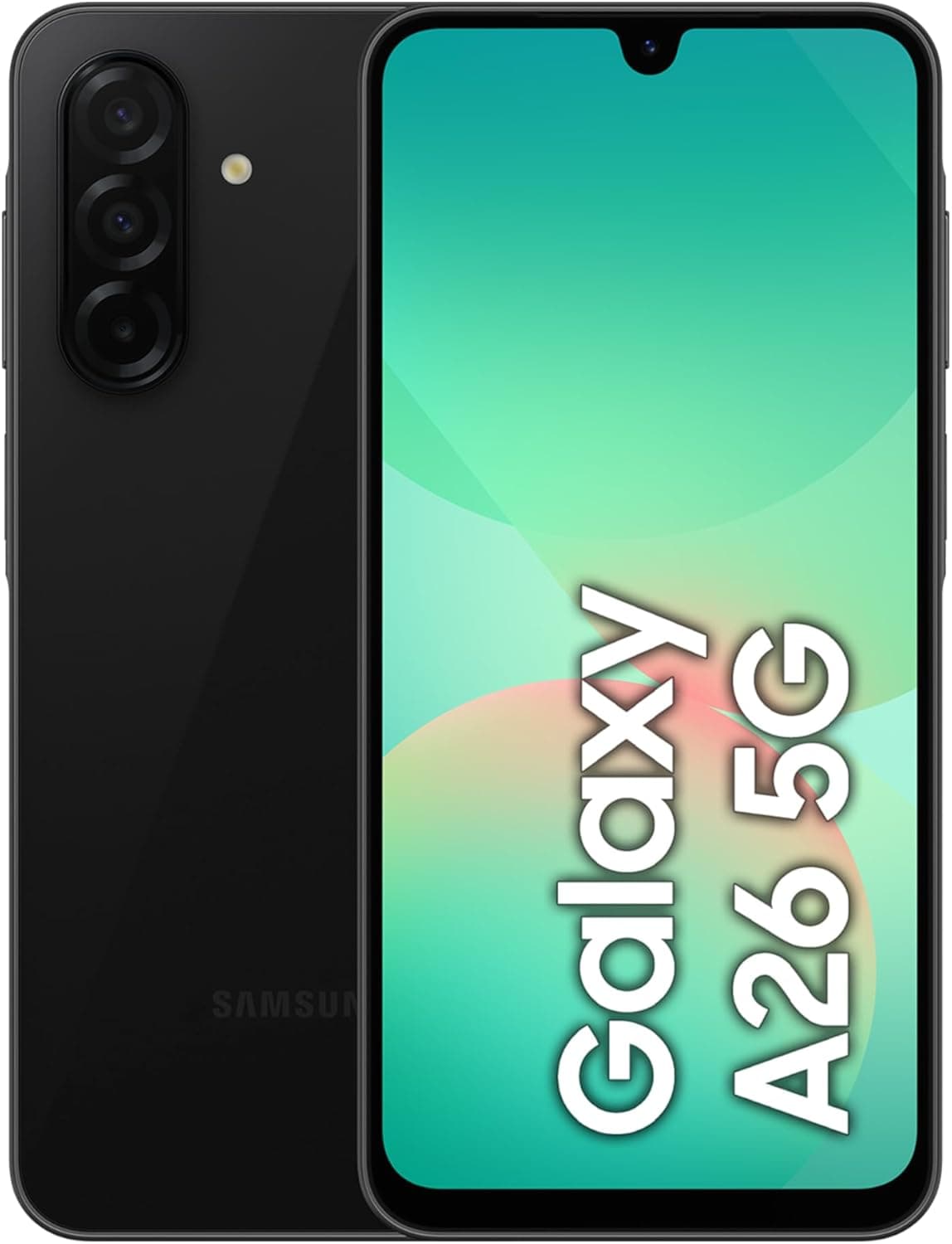 Samsung Galaxy A26 5G, Android Akıllı Telefon, 256GB Depolama, 8GB RAM, Siyah, 50MP Kamera, Büyük Ekran, Uzun Pil Ömrü (Samsung Türkiye Garantili)