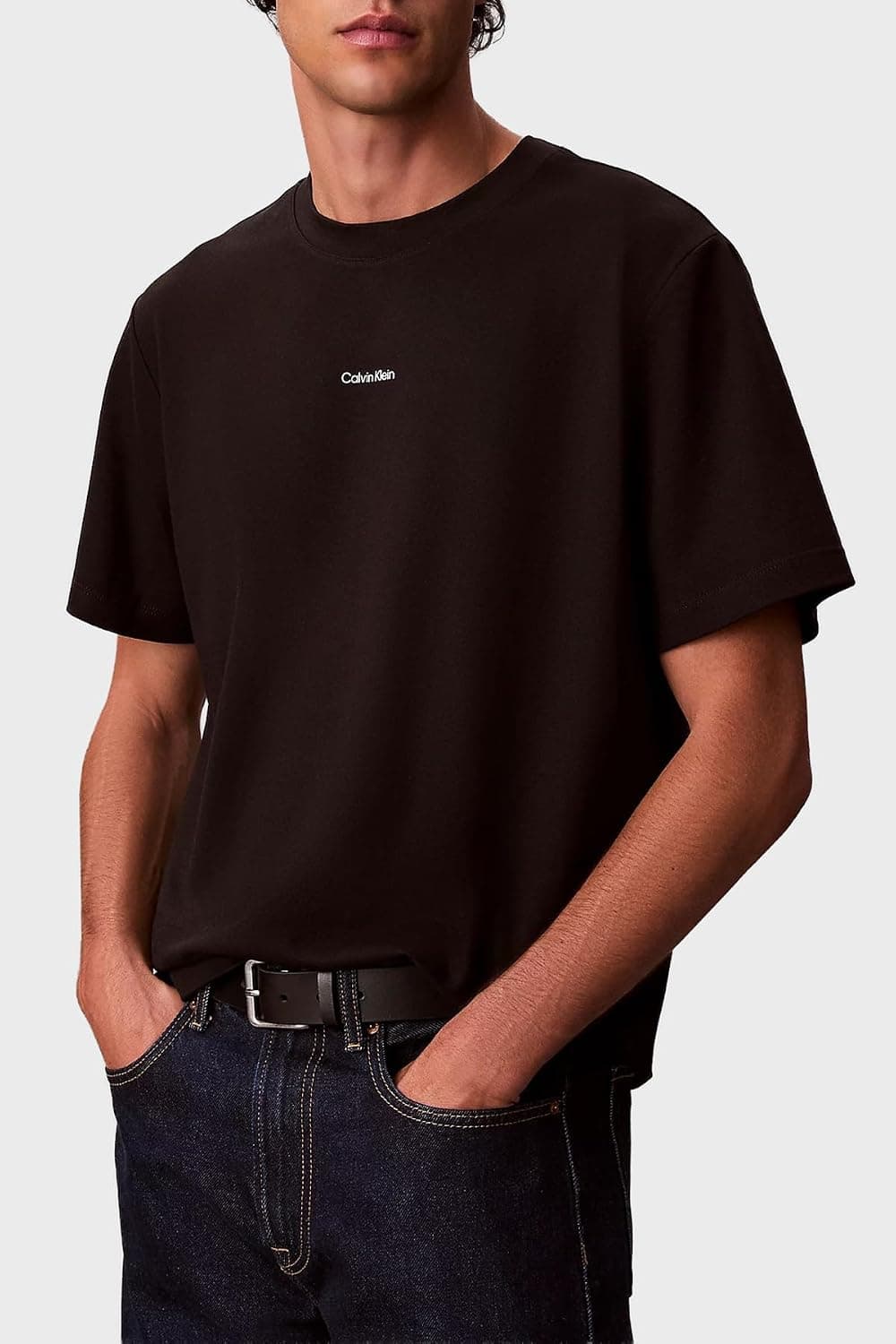 Calvin Klein SS STRETCH COTTON PIQUE NANO TEE Tişört Erkek