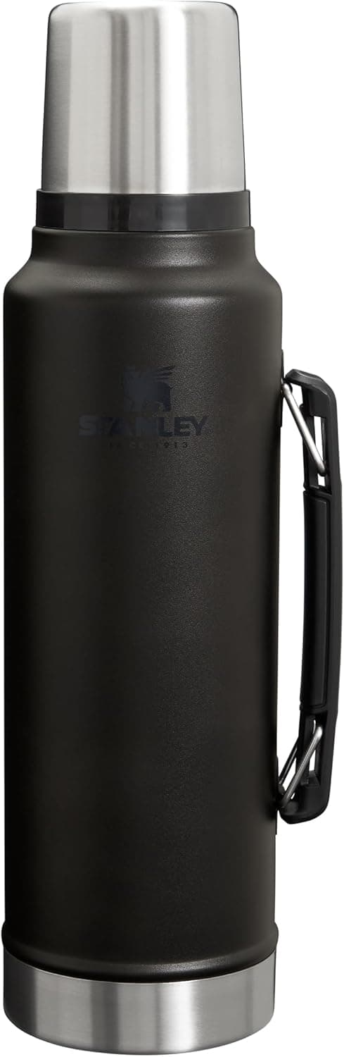 STANLEY Classic Legendary Vakumlu Termos 1.4 Litre - Siyah 2.0 | Paslanmaz Çelik