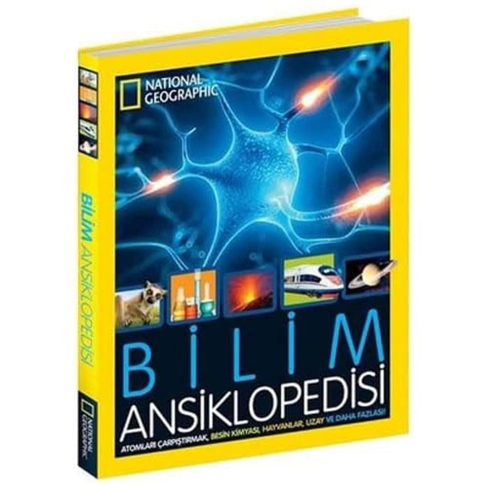 National Geographic Kids - Bilim Ansiklopedisi (Ciltli): Atomları Çarpıştırmak, Besin Kimyası, Hayvanlar, Uzay ve Daha Fazlası (Kapak Değişebilir)