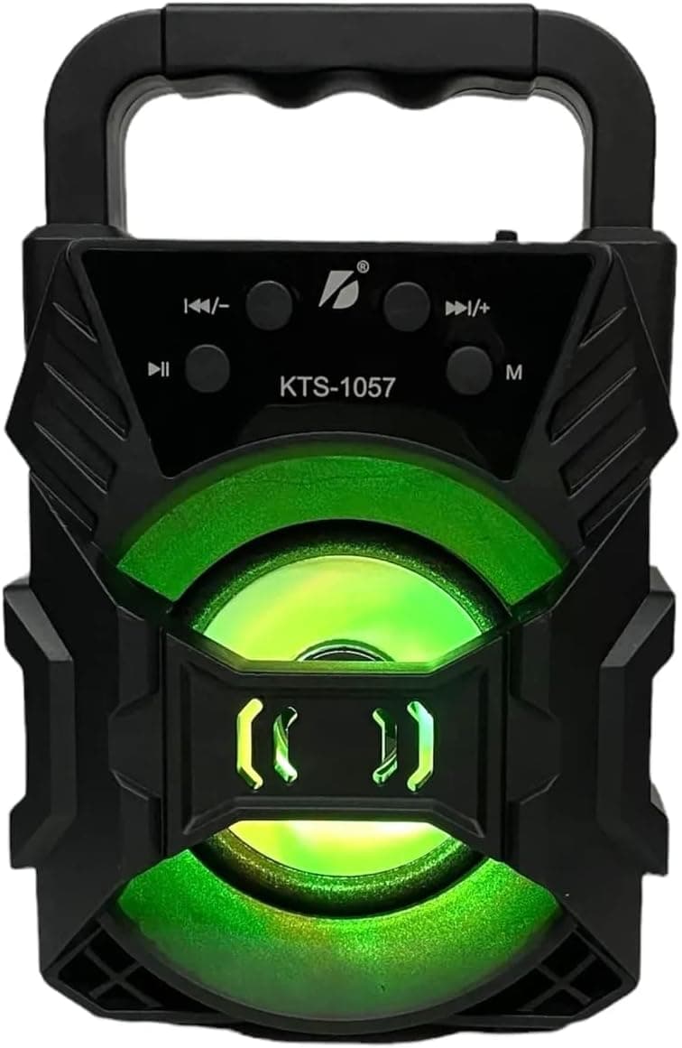 teknosepetim Bluetooth Hoparlör Led Işıklı Fm Radyo Kablosuz Hoparlör Usb Flash-hafıza Kart Giriş Ses Bombası 1057, Teknosepetim