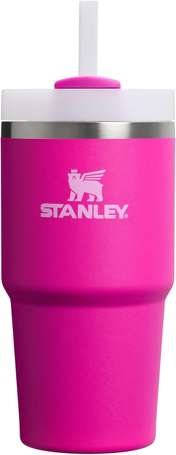 STANLEY Quencher H2.0 FlowState Tumbler 20oz Pipetli Termos Bardak 0.60 Litre - Violet Blossom | Paslanmaz Çelik