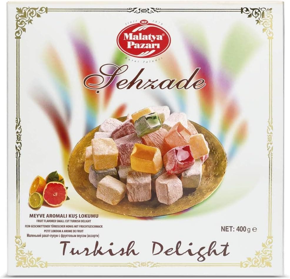 Malatya Pazarı Şehzade Meyveli Kuş Lokum 400 Gr