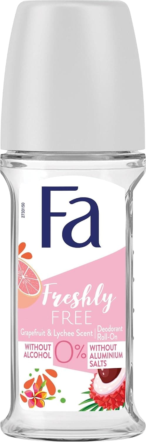 Fa Freshly Free Greyfurt & Liçi Kadın Roll-On 1 Adet