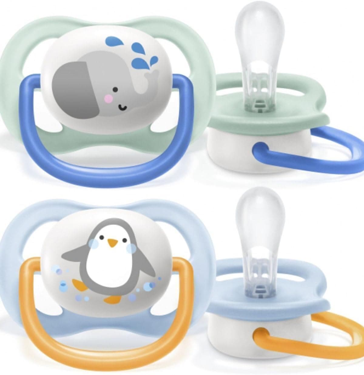 Philips Avent Ultra Air Animals 2li Emzik 0-6 Ay - Erkek 109513-1-3