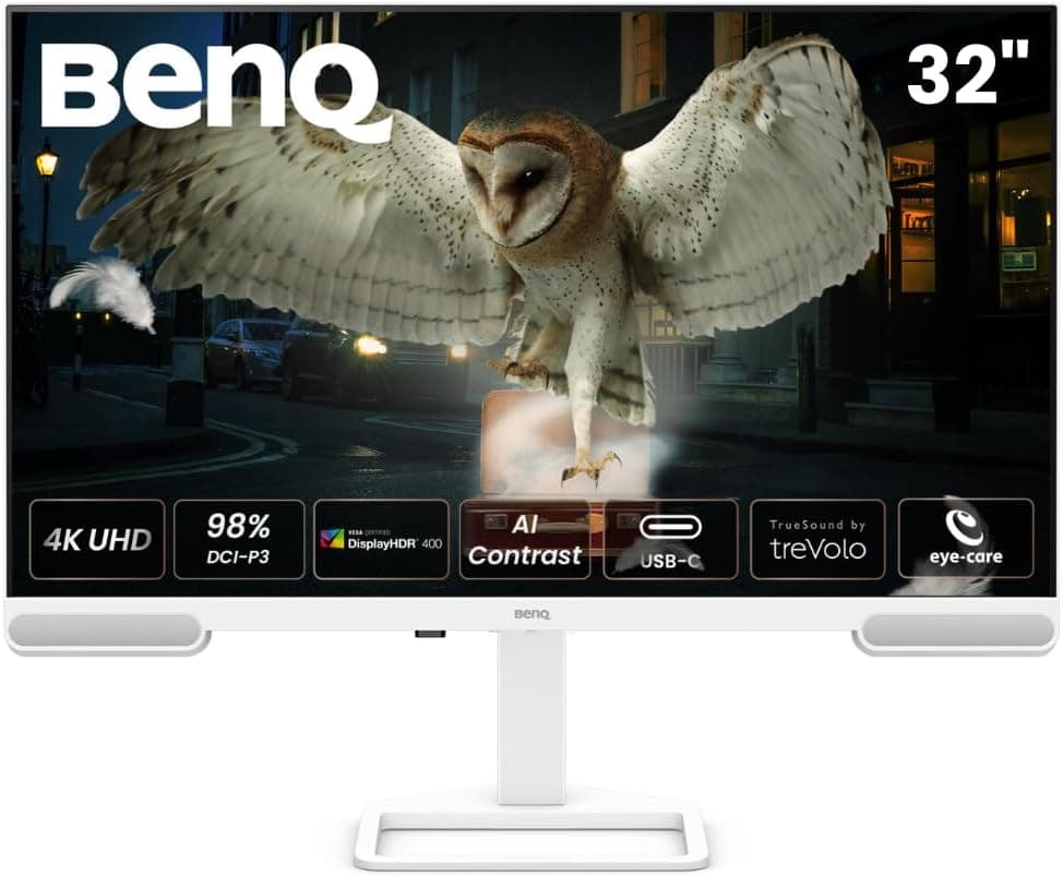 BenQ EW3290U 32 IPS 4K 3xHDMI USB-C USB-A MM Pivot HDR 400 Eye Care Kumandalı Monitör