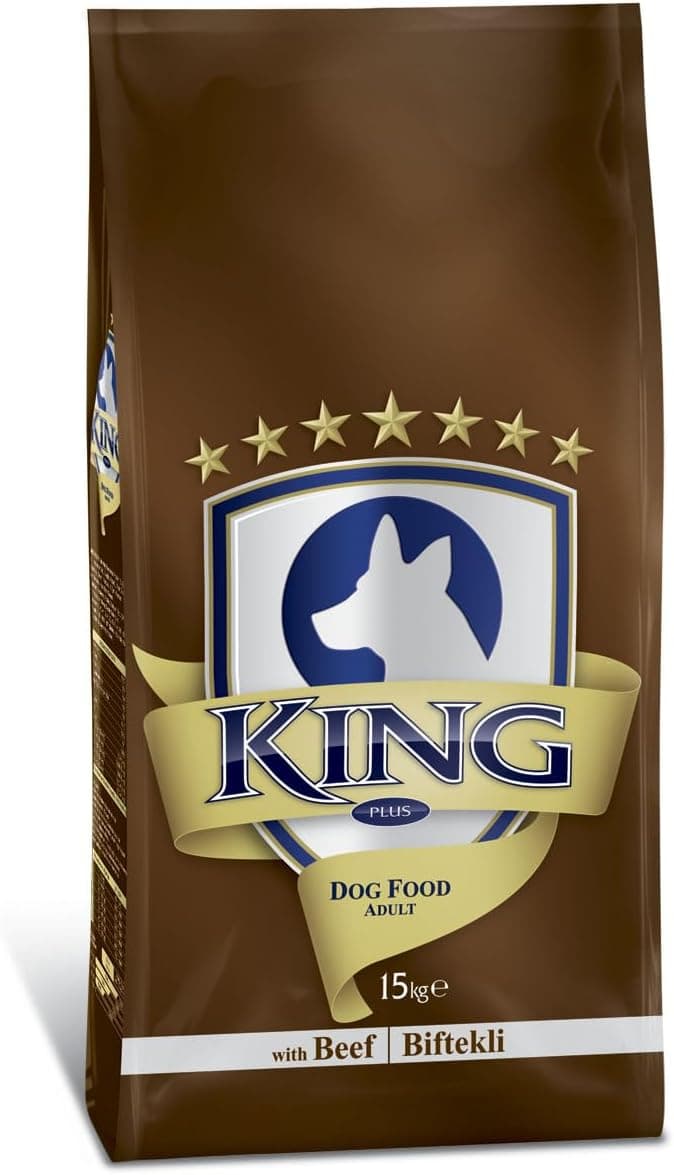 King Biftekli Köpek Maması,Yetişkin Köpekler İçin, 15 Kg