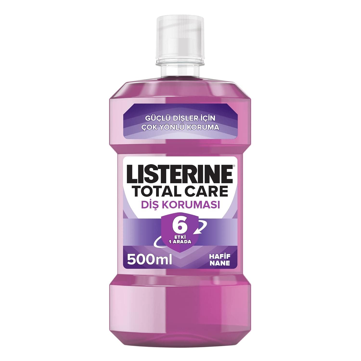Listerine Total Care Diş Koruması 6 Etki 1 Arada Ağız Bakım Suyu 500 Ml
