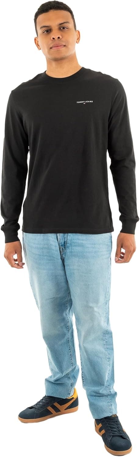 Tommy Jeans TJM SLIM CHEST LINEAR LS TEE EXT Tişört Erkek