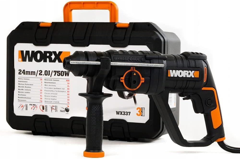 WORX WX337 750Watt 2.0J Profesyonel SDS-Plus Kırıcı/Delici