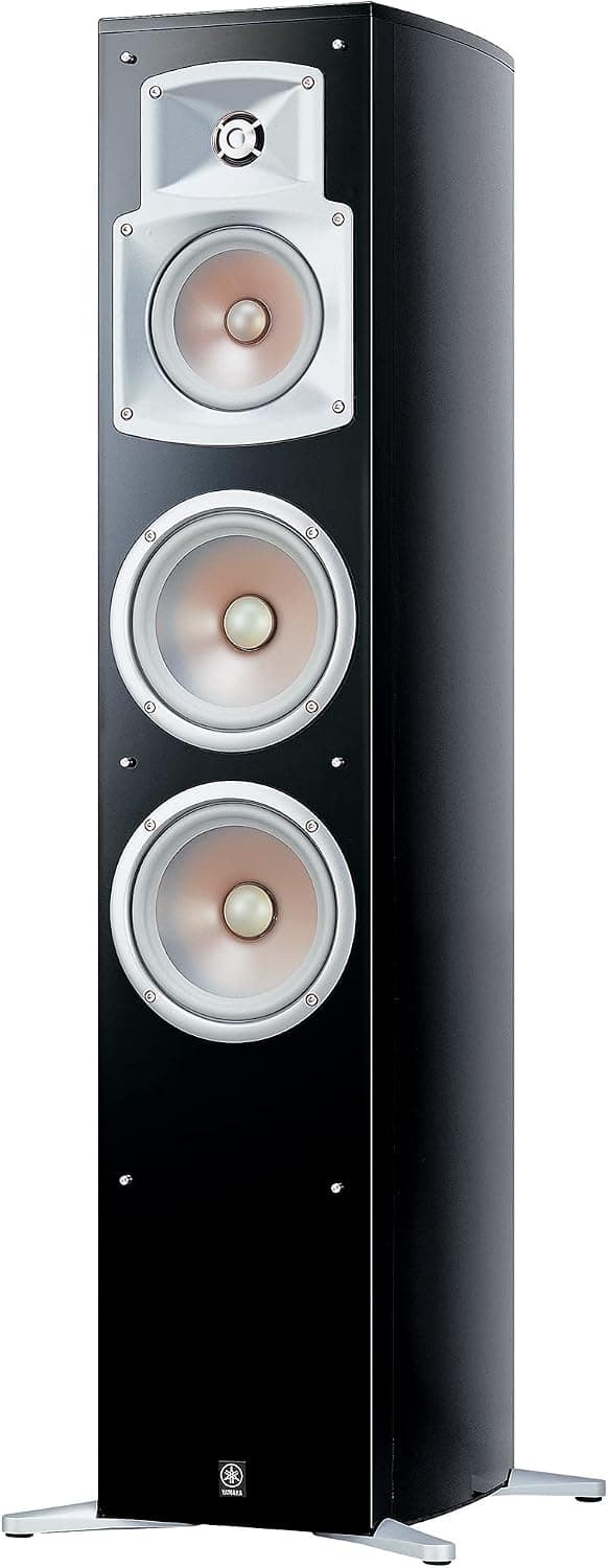 Yamaha NS 555 stand Hoparlör Sistemi (3-yollu bas refleks, Waveguidehorn, 100 W) Klavierlackschwarz