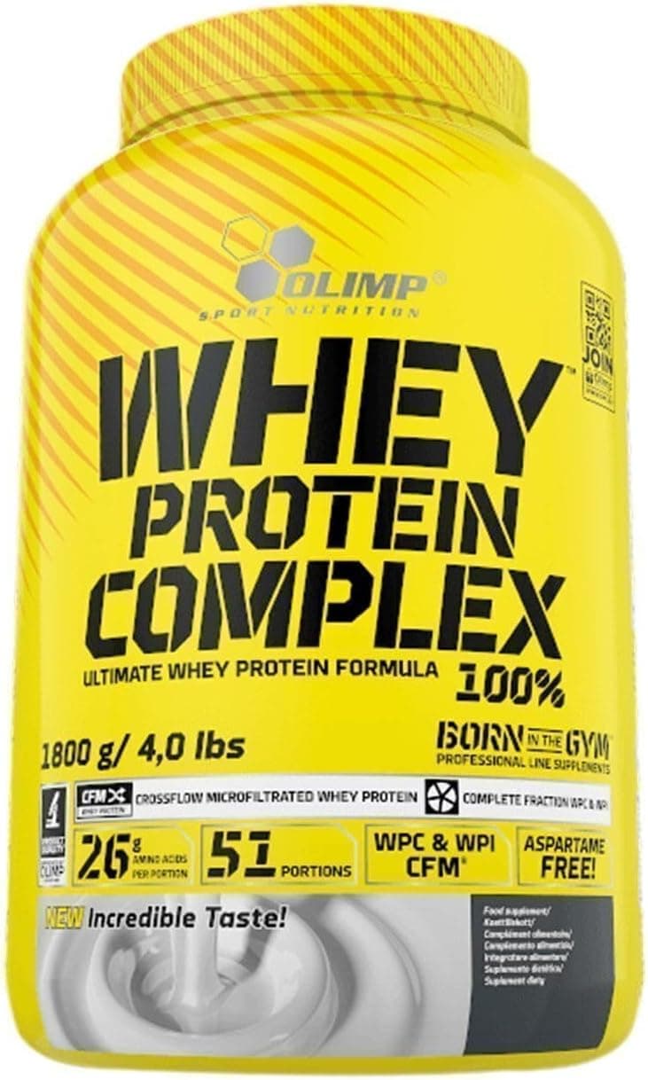 OLIMP SPORT NUTRITION Whey Protein Complex - Beyaz Çikolata ve Ahududu - 1800 Gr.