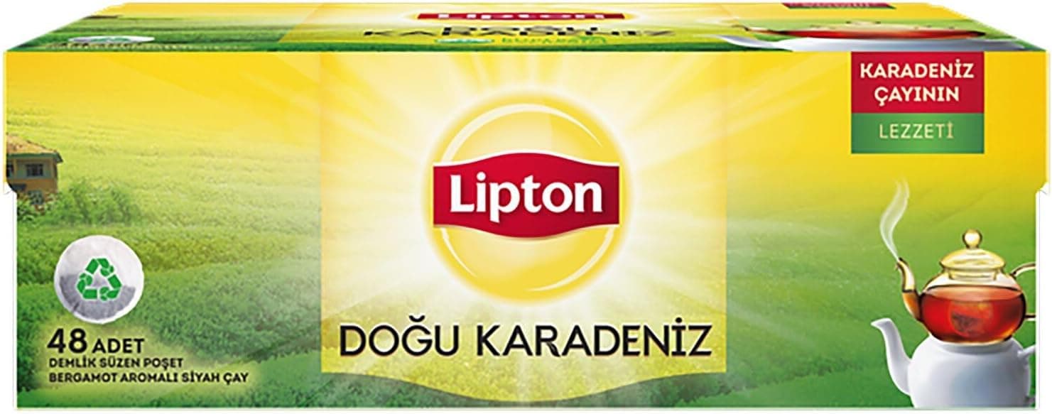 Lipton Doğu Karadeniz Demlik Poşet Çay, 48li