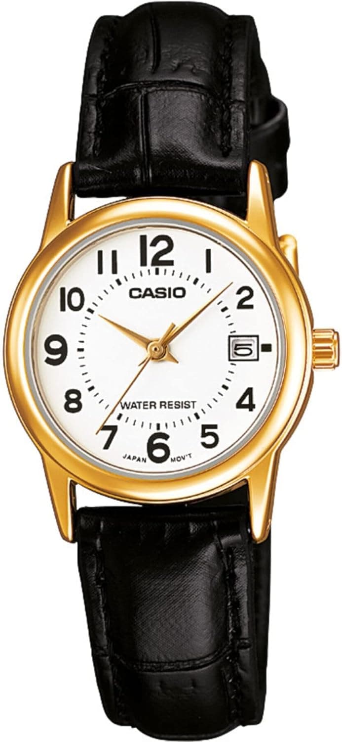 Casio LTP-V002GL-7BUDF Standart Kadın Kol Saati , Siyah