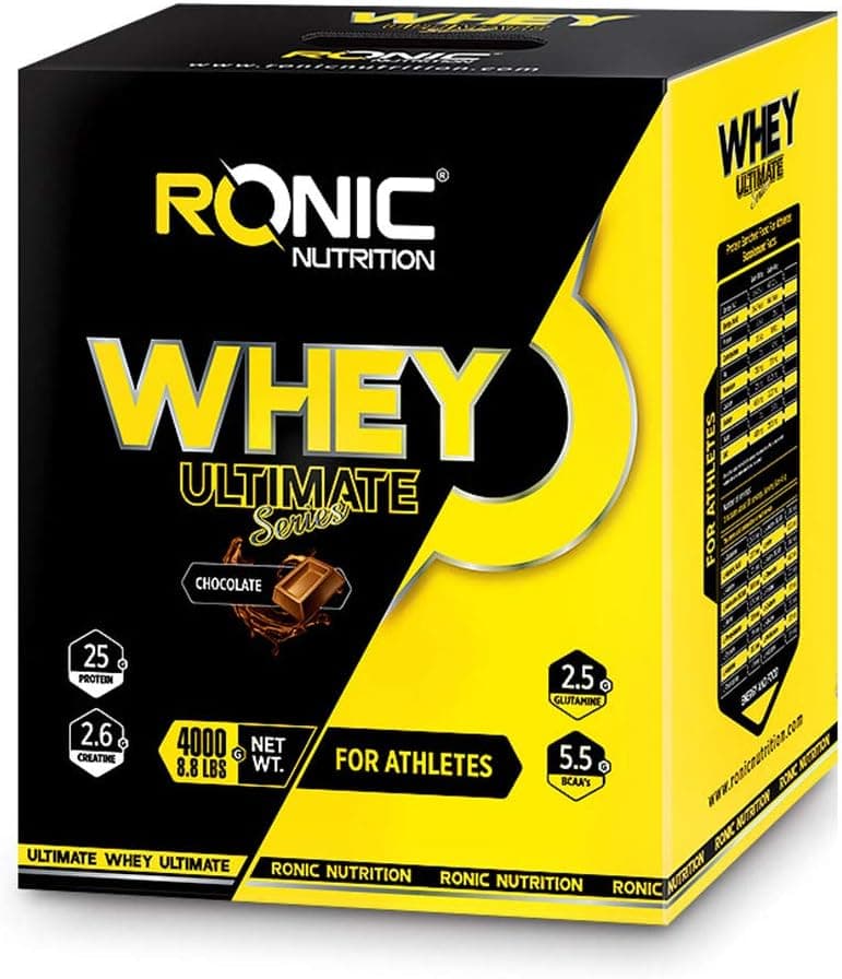CULINARY CRAFTS Whey Ultimate Protein Tozu 4000 gr (Çikolata Aromalı) + Shaker ve 2 Adet Tek Kullanımlık Whey Protein
