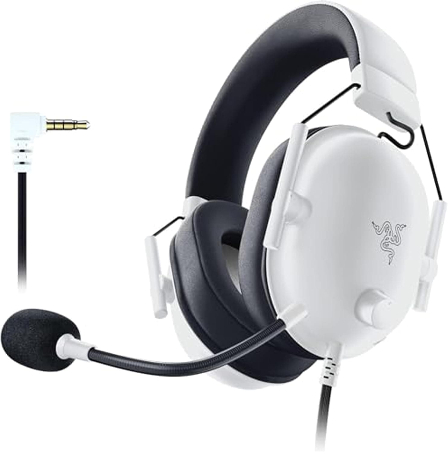 Razer Blackshark V2 X - Beyaz Premium Espor Oyun Kulaklığı (50Mm Sürücülü Kablolu Kulaklık, Pc, Mac, Ps4, Xbox One Ve Sw