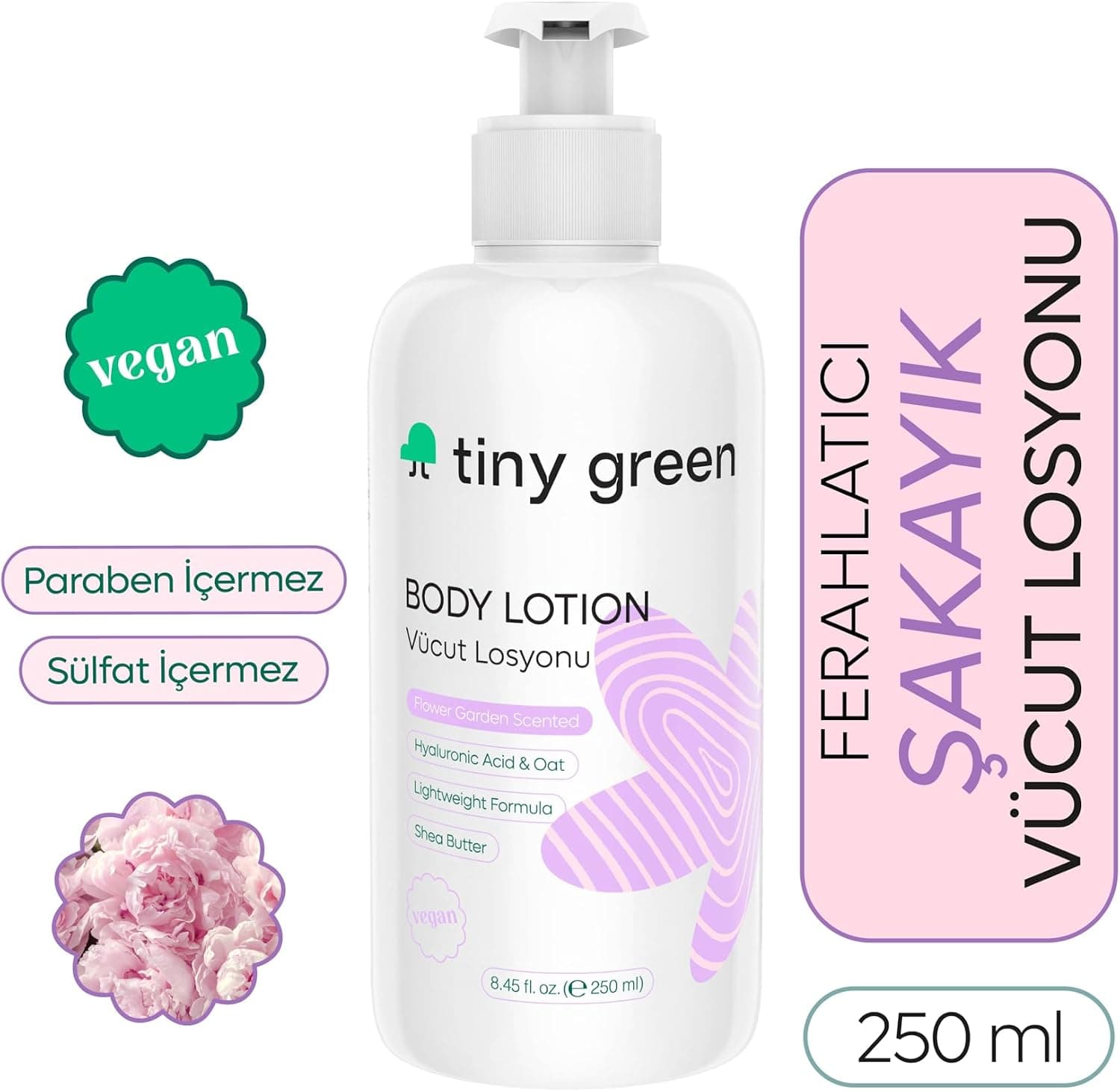 Vücut Losyonu Çiçek Bahçesi Günlük Nemlendirme - 250 ml