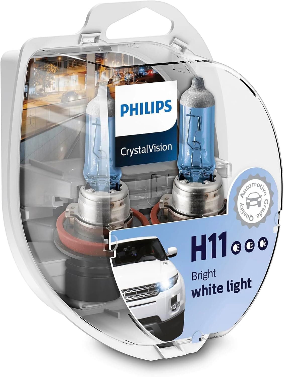 Philips H11 Crystal Vision Ampul 2 Adet + Park Ampülü Hediye