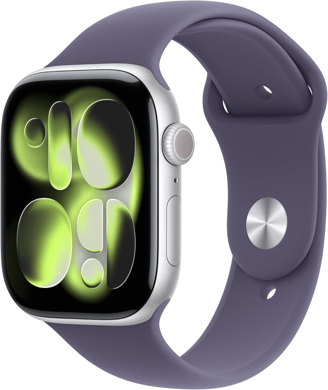 Apple Watch Series 11 GPS + Cellular 46 mm Gümüş Rengi Alüminyum Kasa Akıllı Saat ve Sis Moru Spor Kordon - M/L. Uyku Skoru, Fitness Takibi, Sağlık İzleme, Hep Açık Ekran