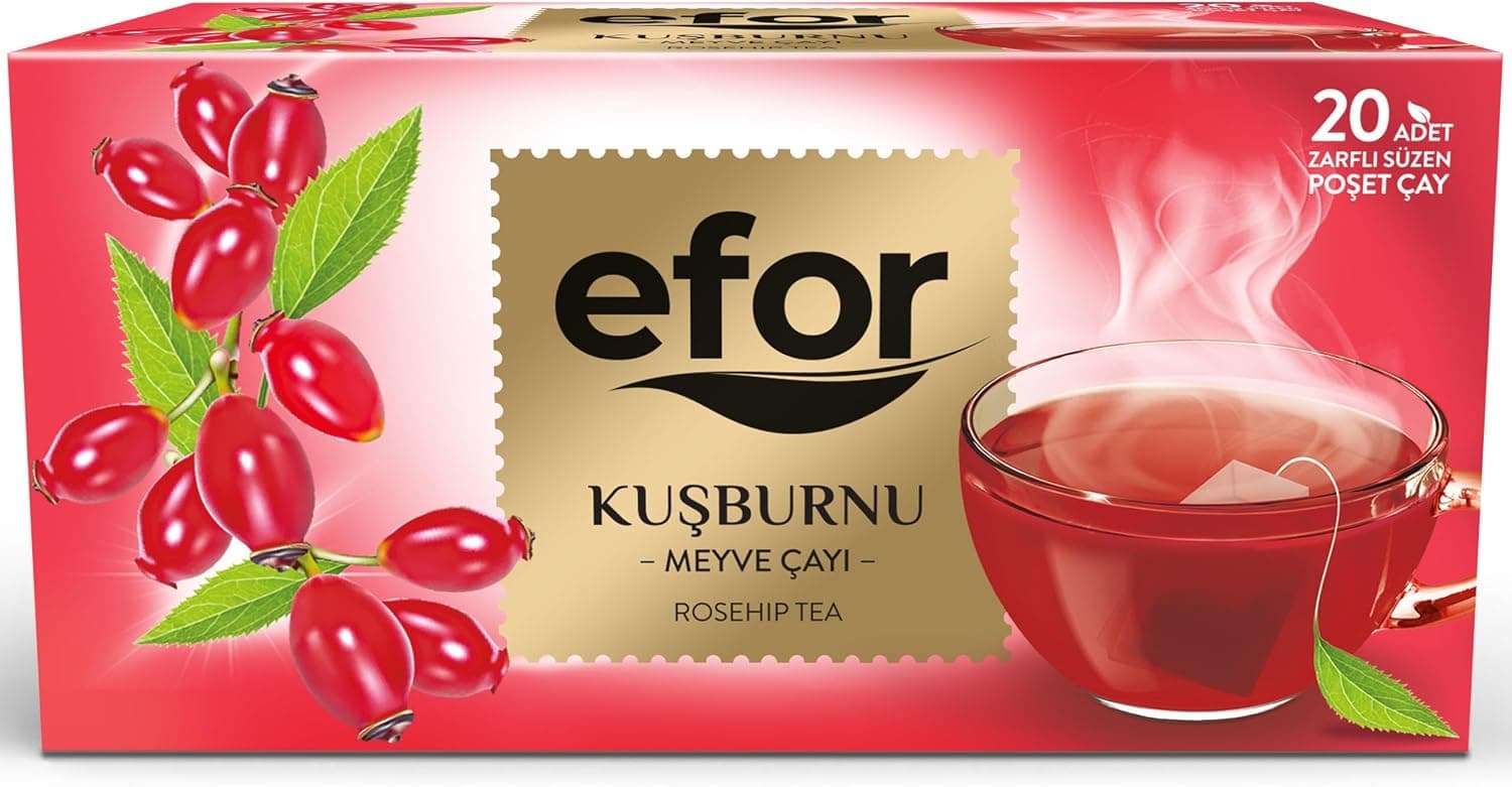 Efor Kuşburnu Bardak Poşet Çayı 20x2,25 g