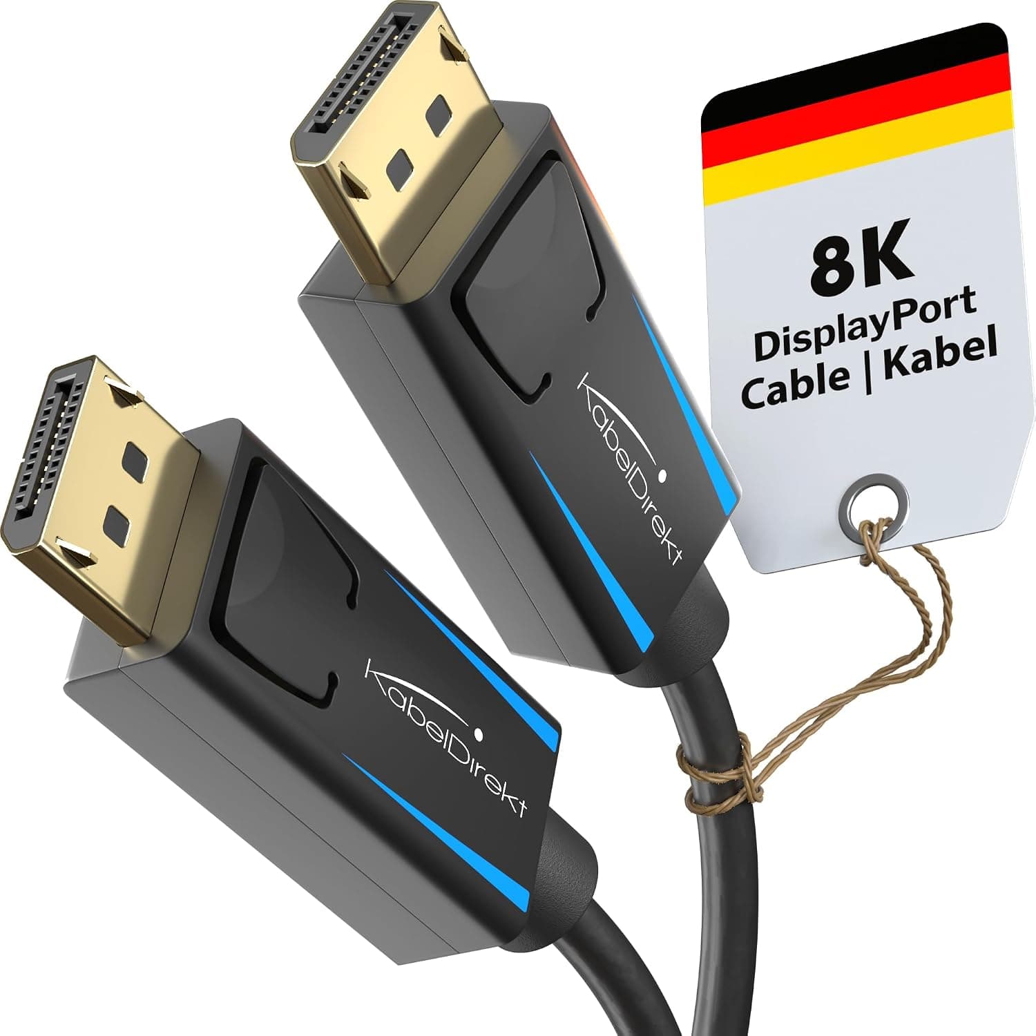 KabelDirekt – 4K & 8K DisplayPort Kablo – 2m