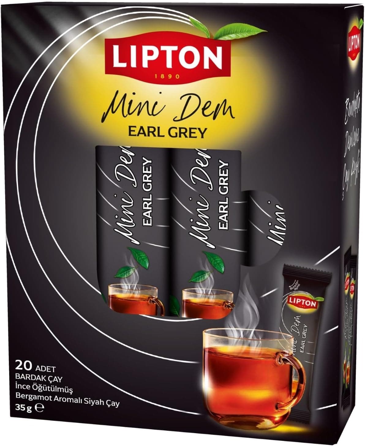 Lipton Mini Dem Earl Grey Bardak Çay 12x20x1.75gr