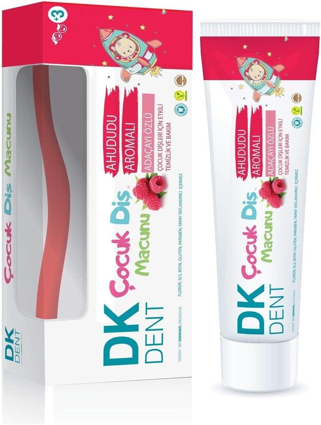 Dermokil DK DENT DİŞ MACUNU 50ML ÇOCUK AHUDUDU+FIRÇA