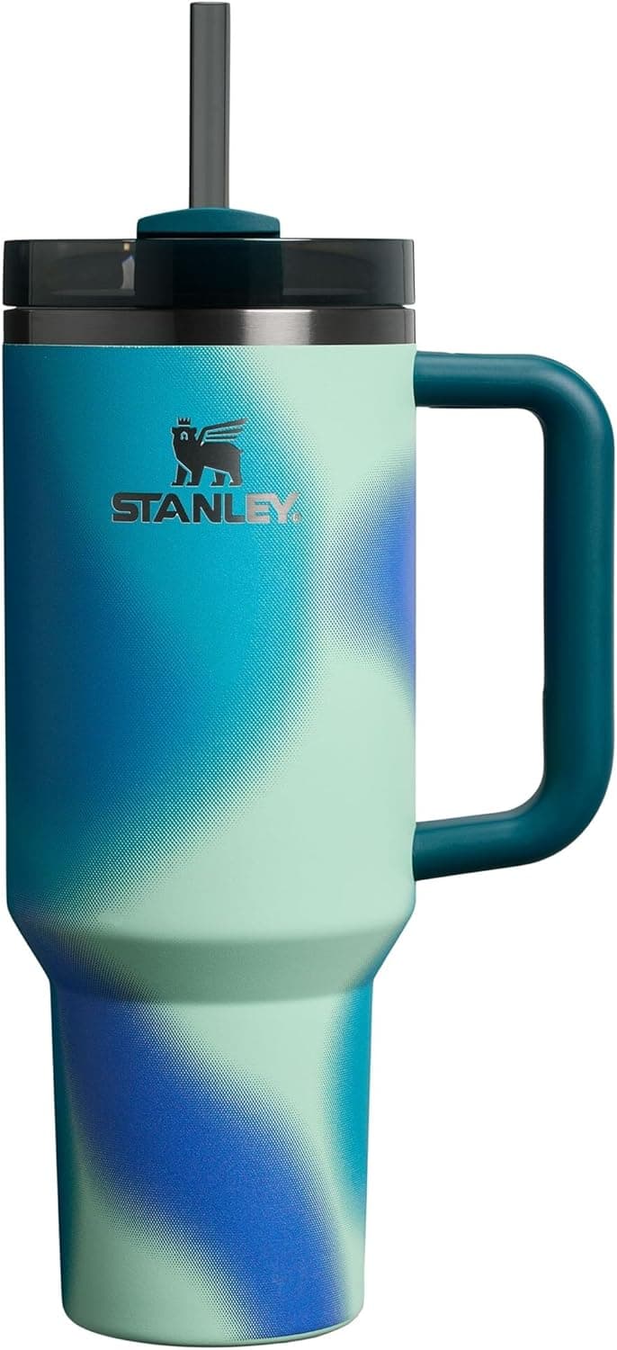 STANLEY Quencher H2.0 FlowState Pipetli Termos Bardak 1.18 Litre - Coastal Teal | Paslanmaz Çelik