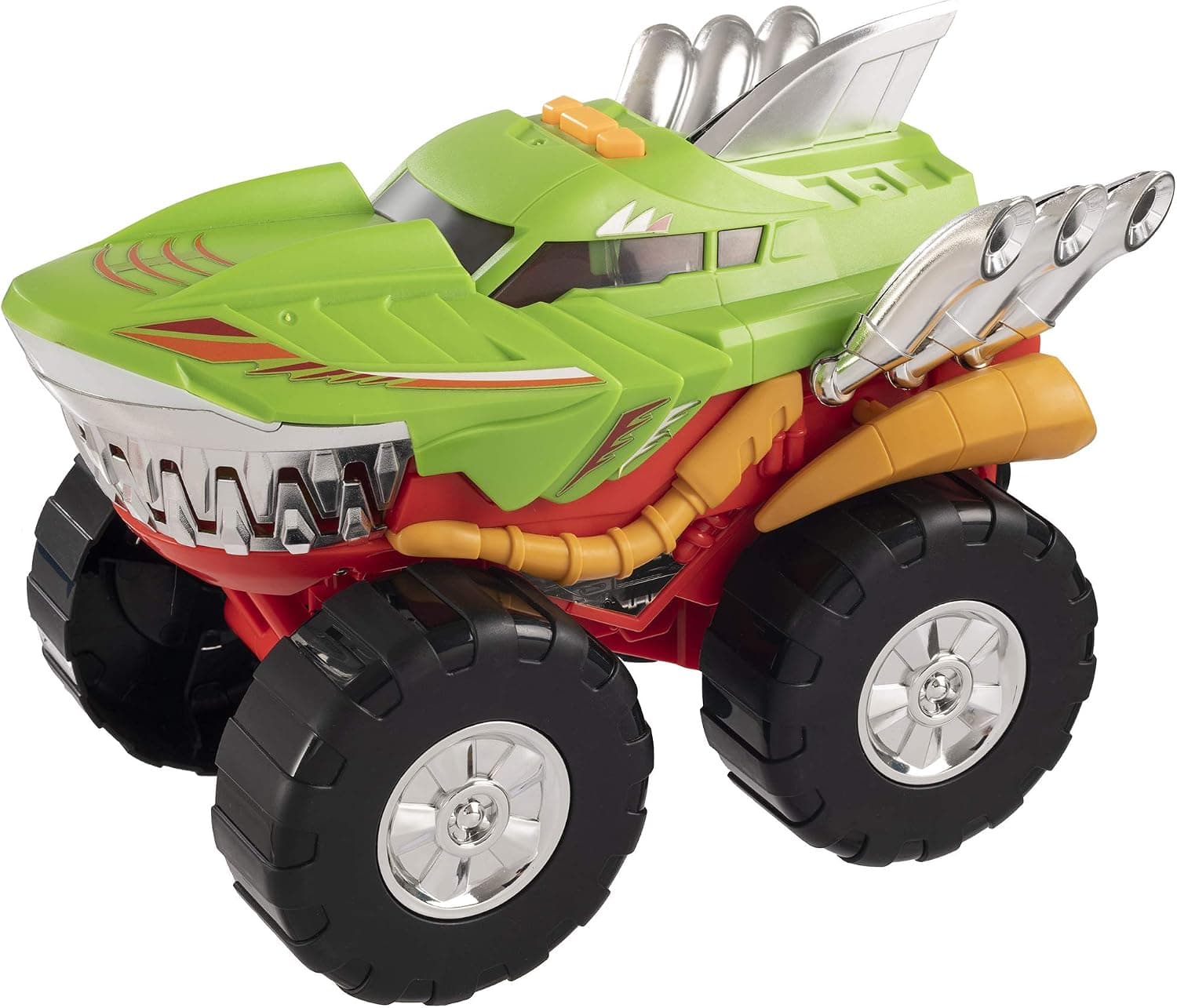 Teamsterz Sun-Hti-Tmz-Motorize Köpek Balığı Araba M.Moverz Robo Shark 24 Cm, Ses/Işık 2R