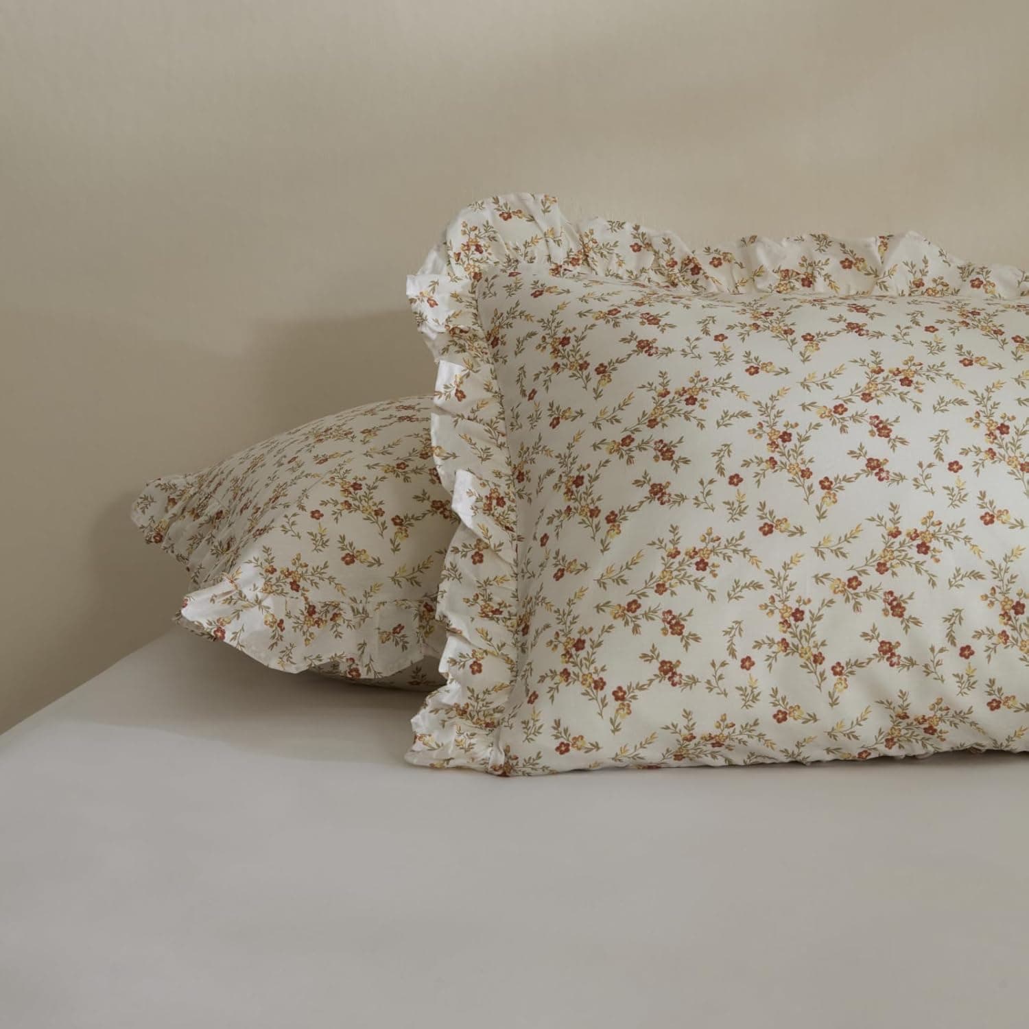 Karaca Home Mizu Fırfırlı İkili Yastık Kılıfı Offwhite